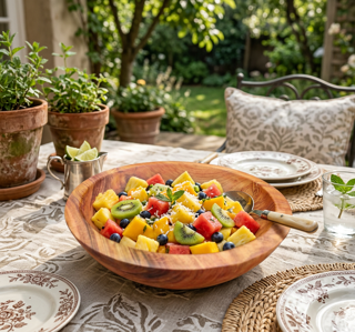 کاسه چوبی پذیرایی