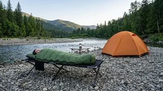 طبیعت گردی با تخت خواب جمع شونده